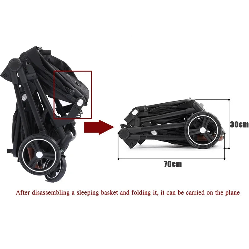 Poussette double pliable S-600 – CLEVI Paris