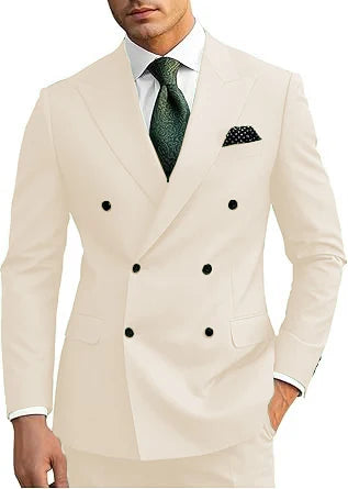 Costume homme 2 pièces double boutonnage – CLEVI Paris