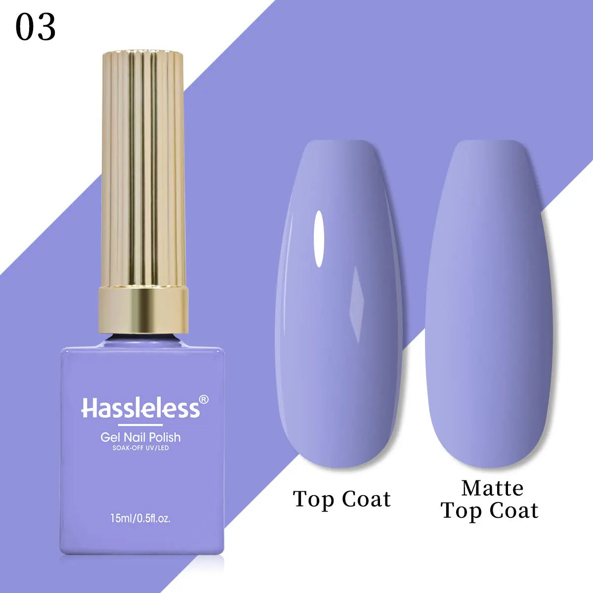 Vernis Gel Semi-Permanent Hassleless – 20 Couleurs Candy & Macaron – CLEVI Paris