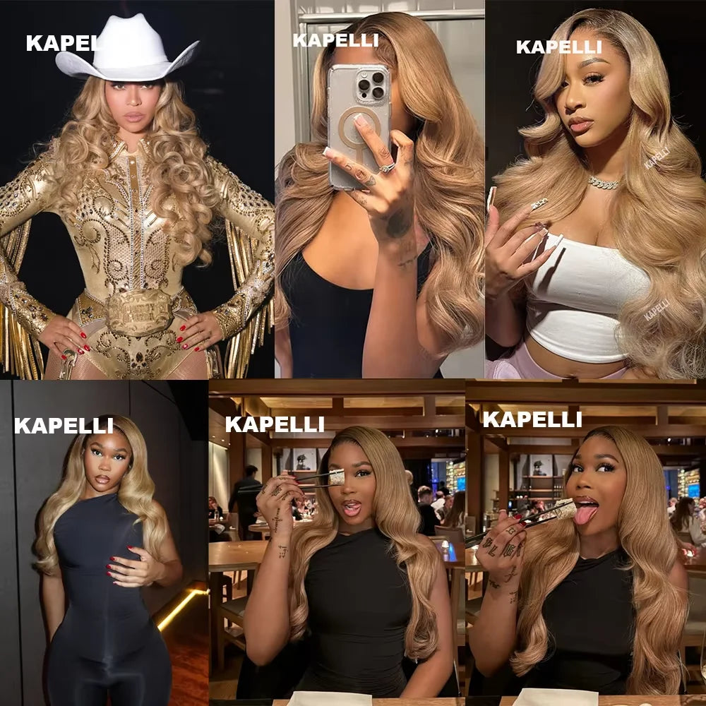 Extensions Cheveux Body Wave Ombré Miel 100% Cheveux Humains Brésiliens – CLEVI Paris