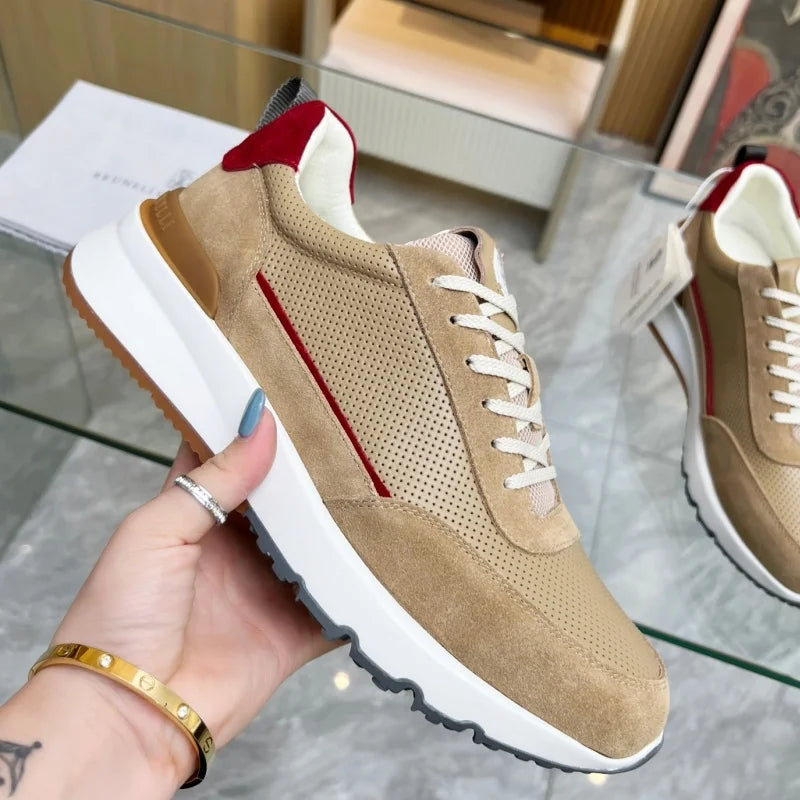 Sneakers basses homme en cuir – CLEVI Paris