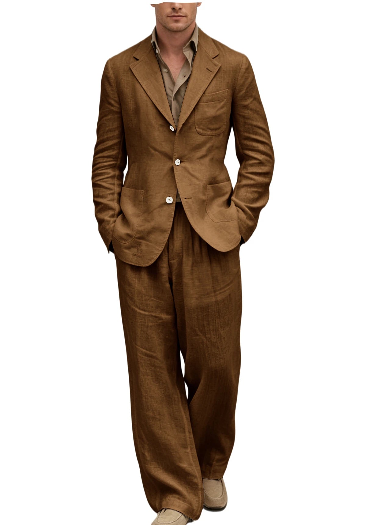 Costume Homme 2 Pièces en Lin – CLEVI Paris