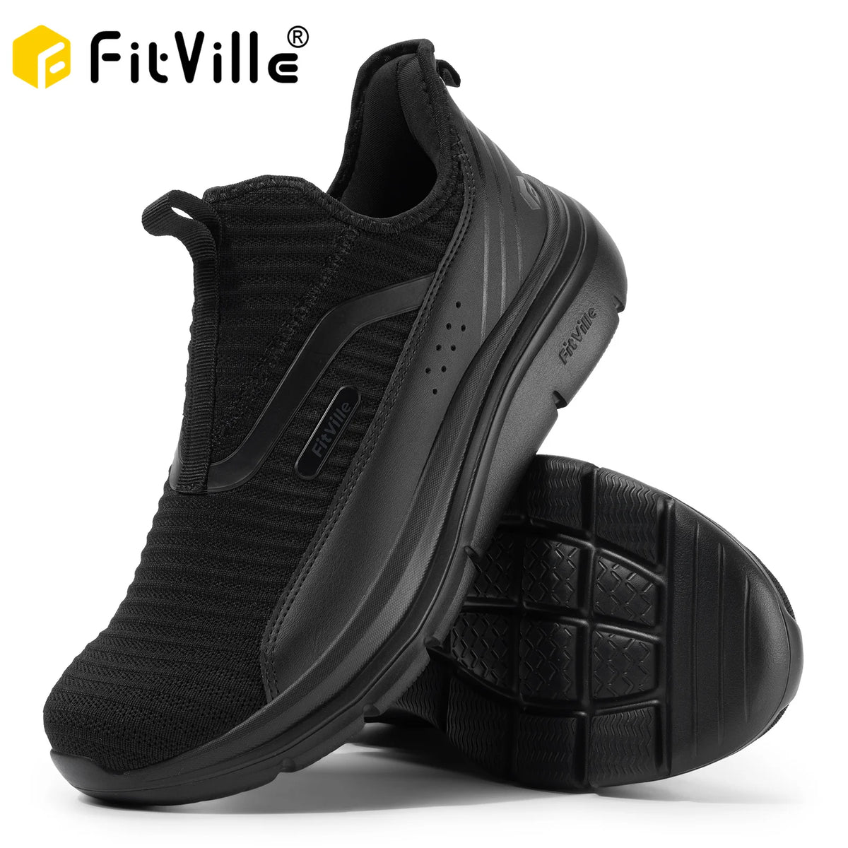Sneakers homme FitVille Step Ease V2 larges – CLEVI Paris